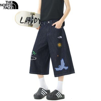 Premium Quality The North Face Jeans Blue Denim Washed Collection