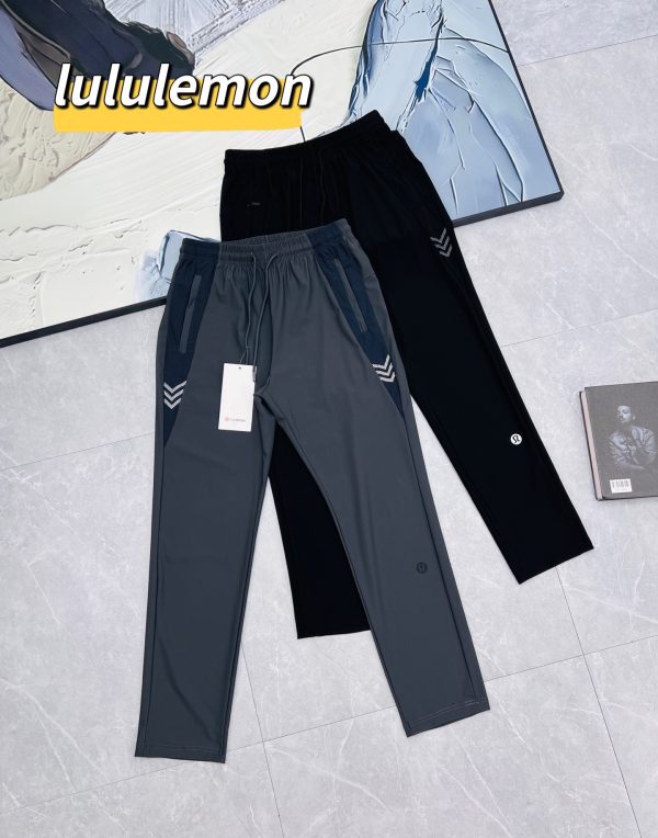 Premium Lululemon T-Shirts Gray Silk Logo Collection