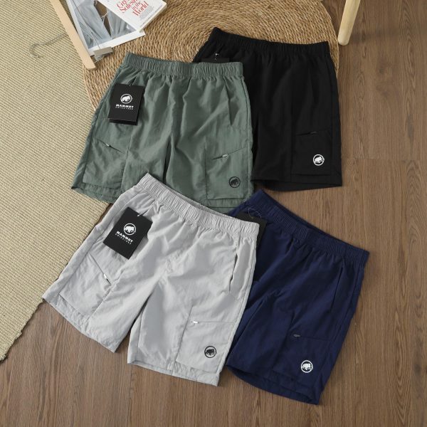 Premium Quality Mammut Shorts Black Silk Urban Luxury