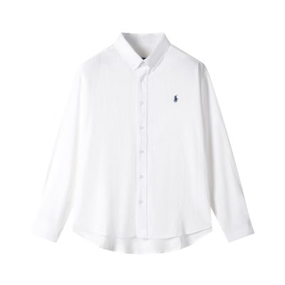 High Quality Ralph Lauren Shirt Linen Logo Style