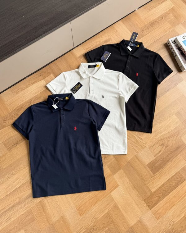 Luxury Ralph Lauren Polo Shirt Black Cotton Style