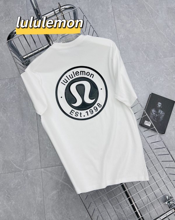 Premium Lululemon Short Sleeves Black Cotton Breathable Style