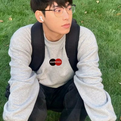 Premium Balenciaga Sweatshirts Black Fleece Monogram Style