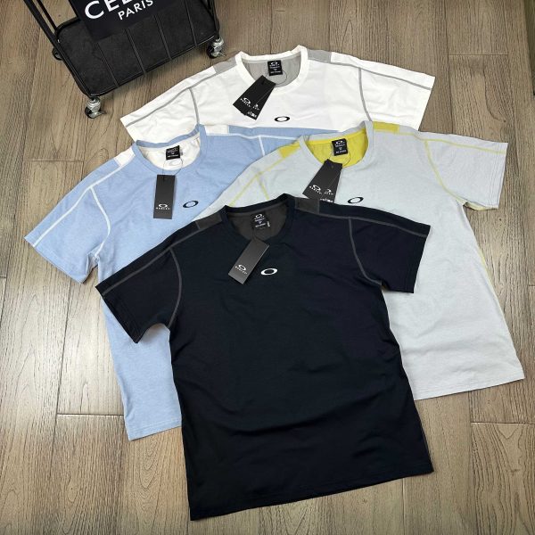 Premium Quality Oakley Short Sleeves Black Casual Luxury