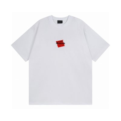 Premium Quality Balenciaga Short Sleeves Cotton Logo Style