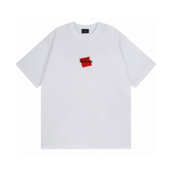 Premium Quality Balenciaga Short Sleeves Cotton Logo Style