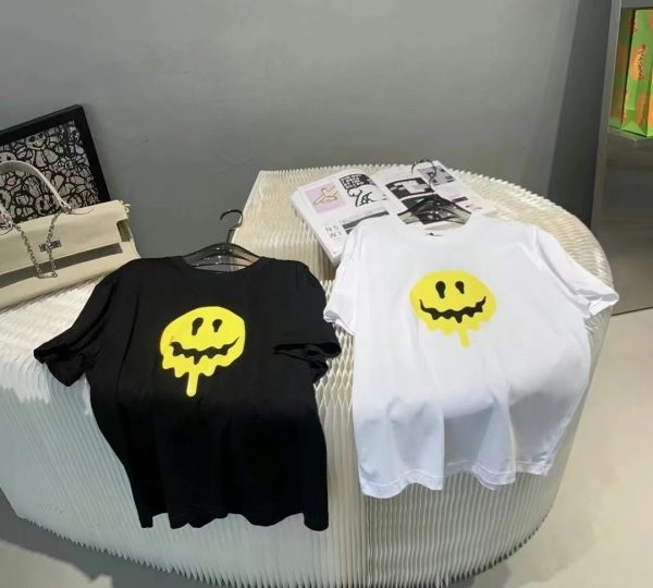 High Quality Balenciaga Short Sleeves Black Cotton Print Collection