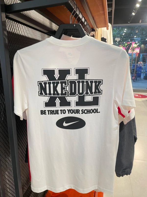 High Quality Nike Short Sleeves White Cotton Breathable Style