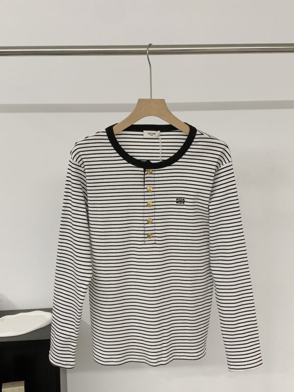 Premium Celine Long Sleeves Cotton Embroidered Collection