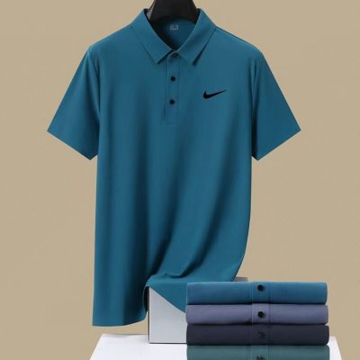 Best Selling Nike Short-Sleeved White Silk Breathable Style