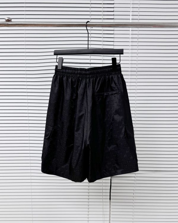 Best Selling Gucci Shorts Black Nylon Jacquard Luxury