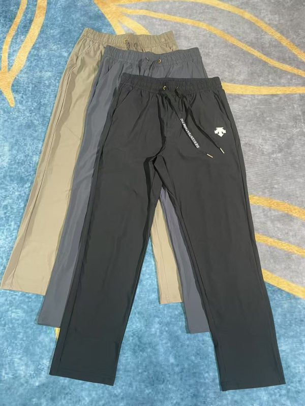 Premium Descente Trousers Black Knit Classic Luxury