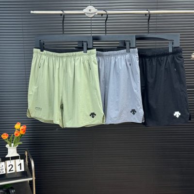 Luxury Descente Shorts Black Breathable Luxury