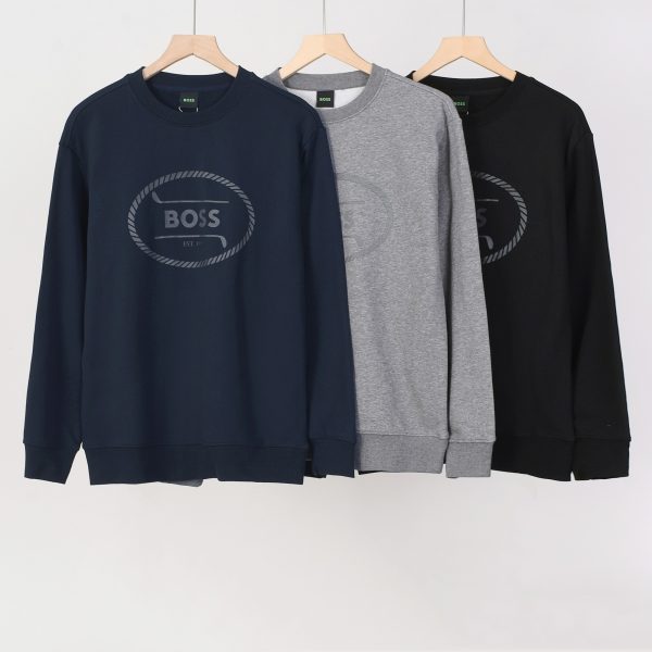 Premium Quality Boss Sweatshirts Black Cotton Luxury