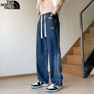 Premium The North Face Trousers Black Denim Retro Style