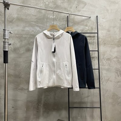 Luxury Descente Long Sleeves Black Urban Style