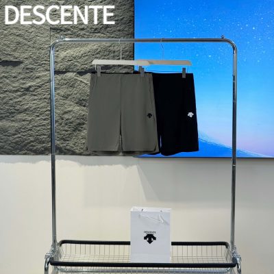 Luxury Descente Shorts Black Silk Breathable Style
