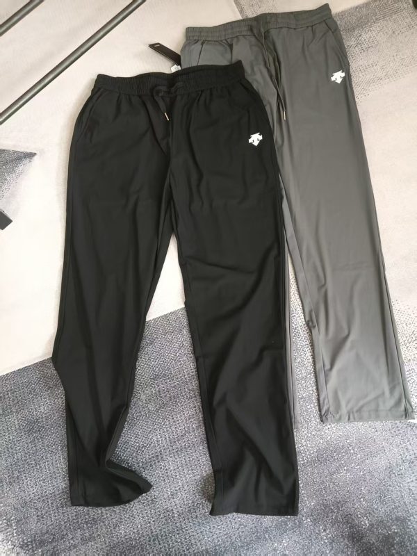 Best Selling Descente Sweatpants Black Nylon Solid Luxury