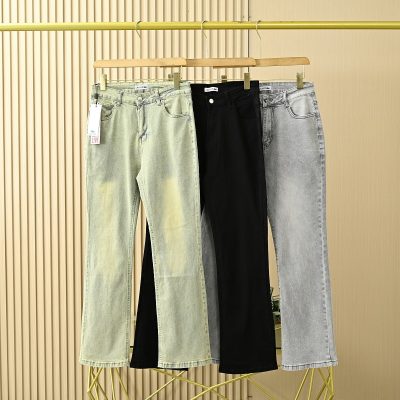 Premium Lacoste Jeans Black Spandex Embroidered Luxury