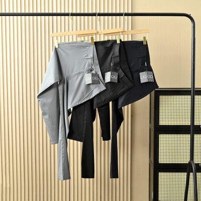 Premium Quality Zegna Trousers Black Silk Casual Luxury