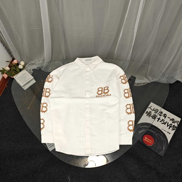 Premium Balenciaga Shirts Black Washed Luxury