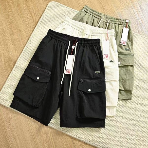 High Quality Lacoste Shorts Green Casual Collection