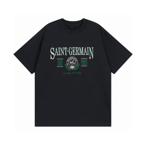 Premium Quality Balenciaga Short Sleeves Cotton Logo Collection