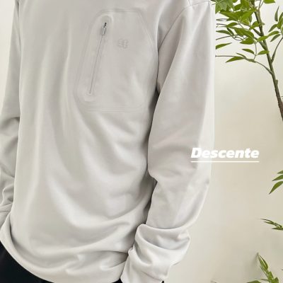 High Quality Descente Long Sleeves Black Breathable Style