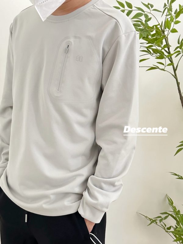 High Quality Descente Long Sleeves Black Breathable Style