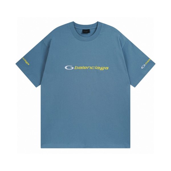 Luxury Balenciaga Short Sleeves Cotton Logo Collection