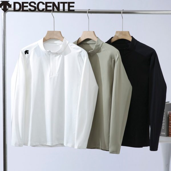 Premium Descente Long Sleeves Logo Style
