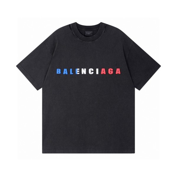 High Quality Balenciaga Short Sleeves Cotton Logo Collection