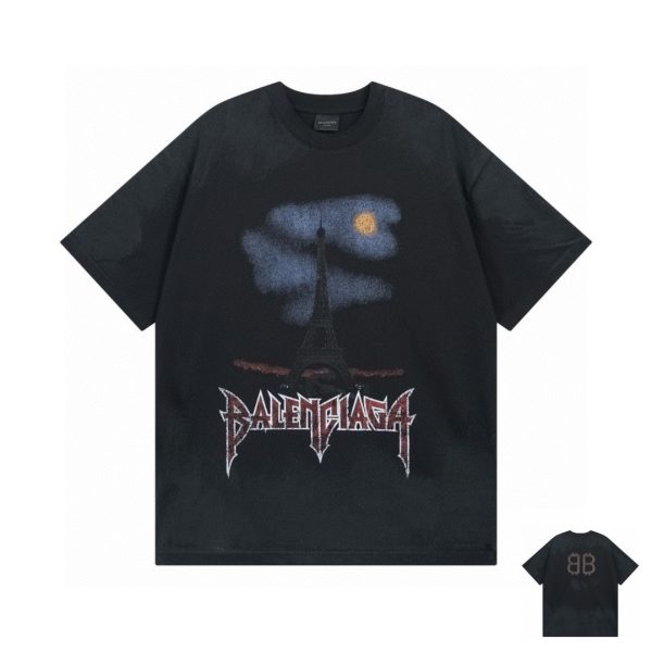 Best Selling Balenciaga Short Sleeves Cotton Distressed Collection