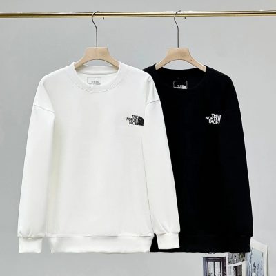 Best Selling The North Face Long Sleeves Black Polyester Casual Style