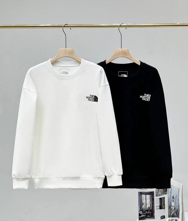 Best Selling The North Face Long Sleeves Black Polyester Casual Style