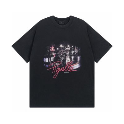Best Selling Balenciaga Short Sleeves Cotton Retro Style