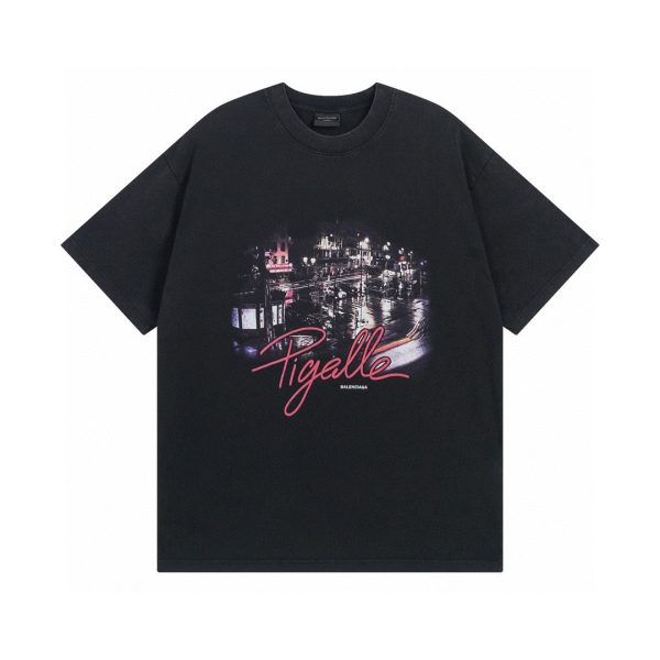 Best Selling Balenciaga Short Sleeves Cotton Retro Style