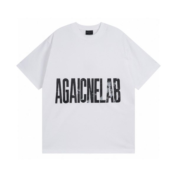 Premium Quality Balenciaga Short Sleeves Cotton Print Style