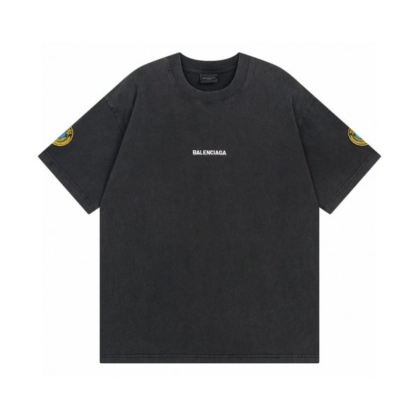 Premium Balenciaga Short Sleeves Cotton Logo Collection
