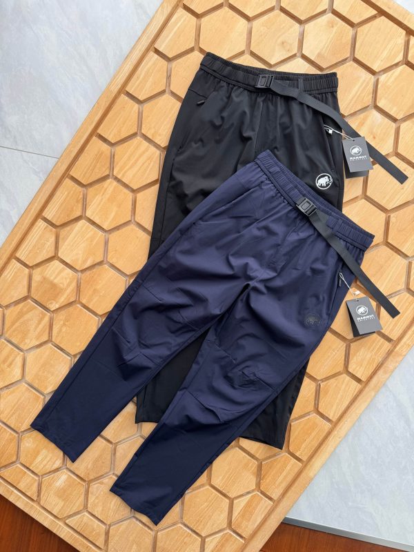 High Quality Mammut Trousers Black Breathable Collection
