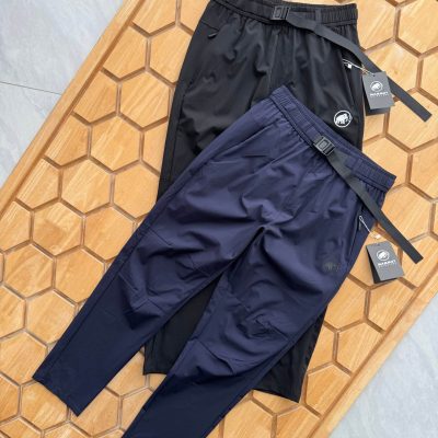 High Quality Mammut Trousers Black Breathable Collection