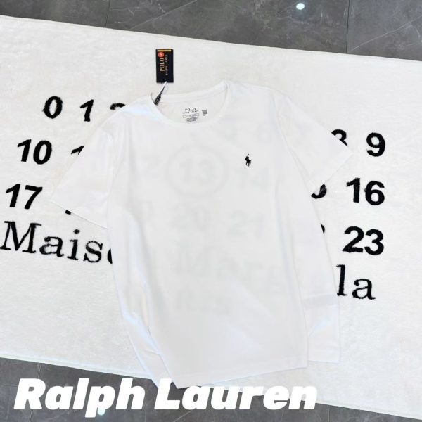 Best Selling Ralph Lauren Short Sleeves Black Cotton Classic Luxury