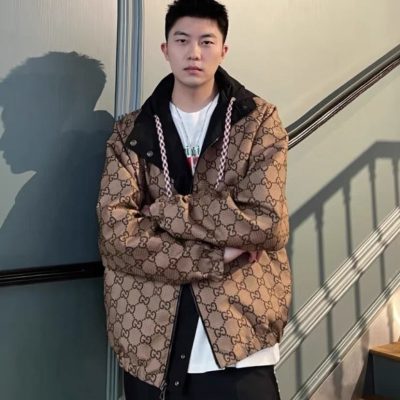Premium Quality Gucci Coat Cowhide Logo Collection