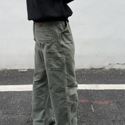 Luxury Carhartt Overalls Black Leather Washed Collection