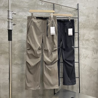 Premium Salomon Casual Pants Black Nylon Casual Style