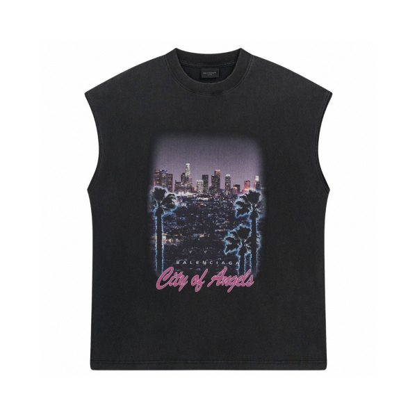Best Selling Balenciaga Short Sleeves Cotton Breathable Luxury