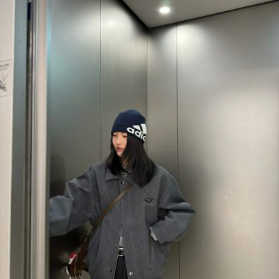 High Quality Prada Coat Khaki Wool Retro Luxury