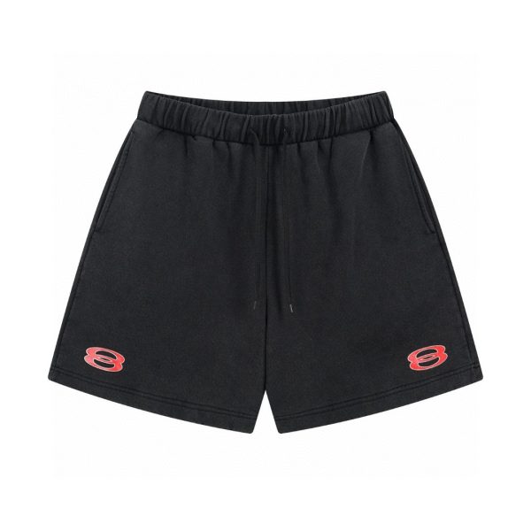 Premium Balenciaga Shorts Cotton Washed Luxury