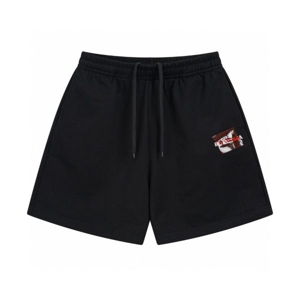 Premium Quality Balenciaga Shorts Cotton Logo Collection