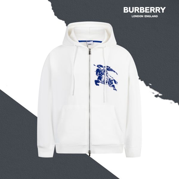 Premium Burberry Coat Black Cotton Luxury